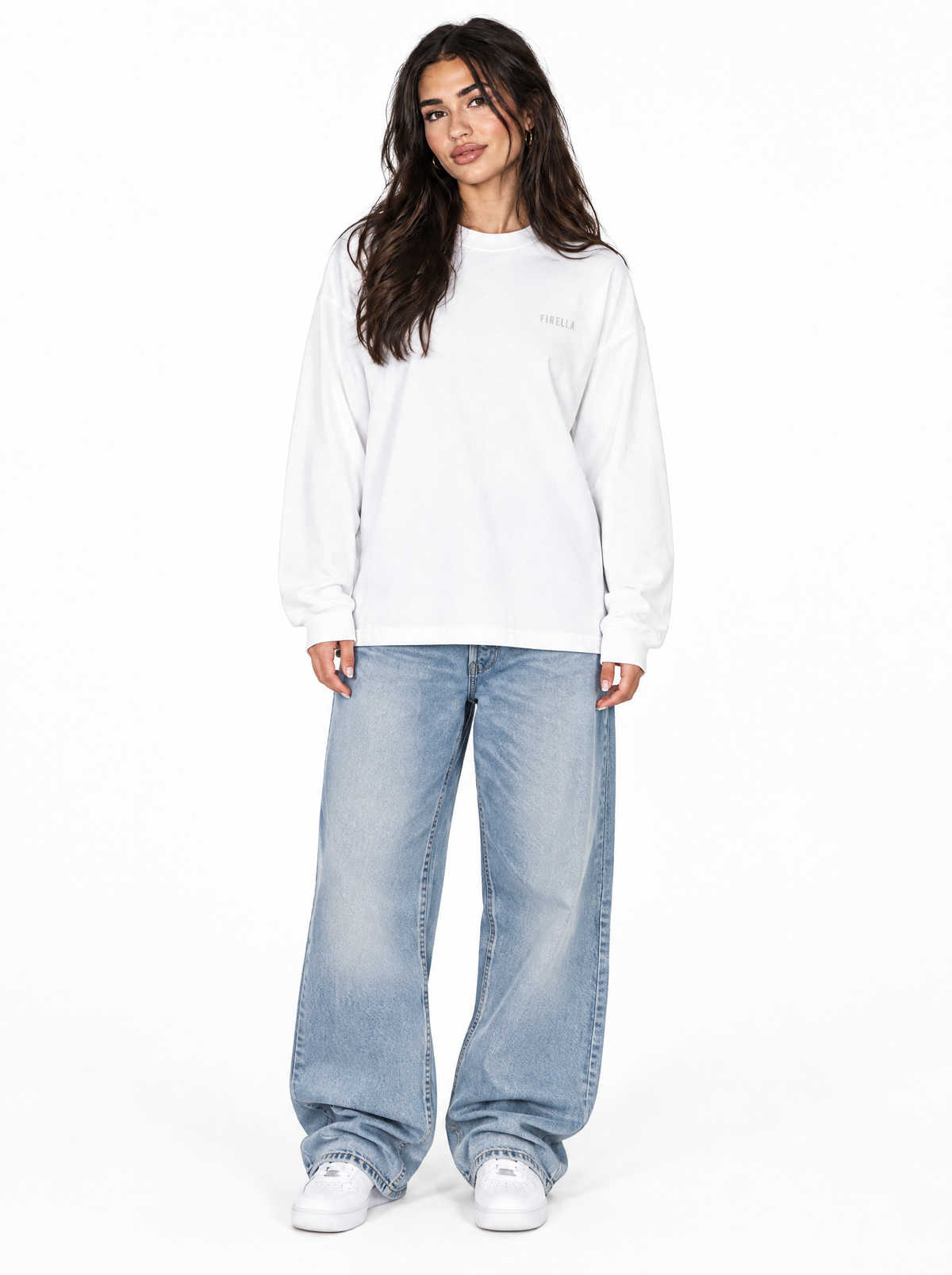 "ADDICTED TO" Long Sleeve - White - front