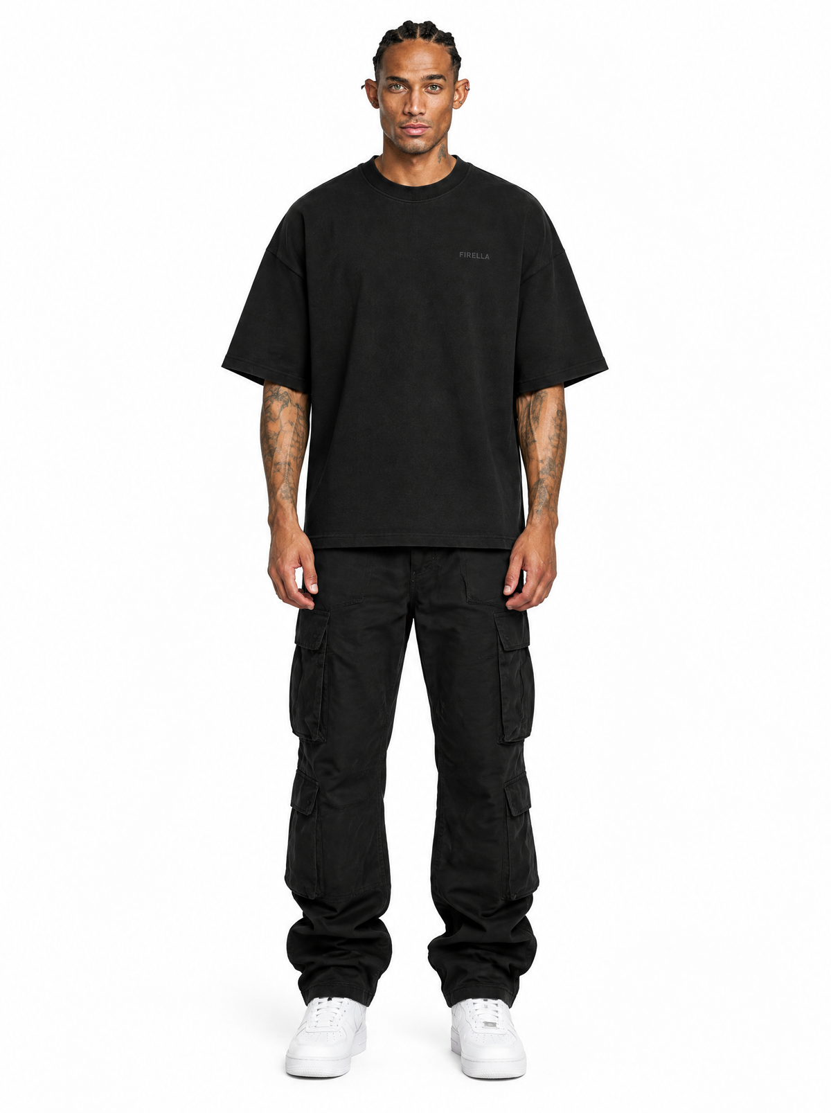 WHAT IF TEE - Black - front