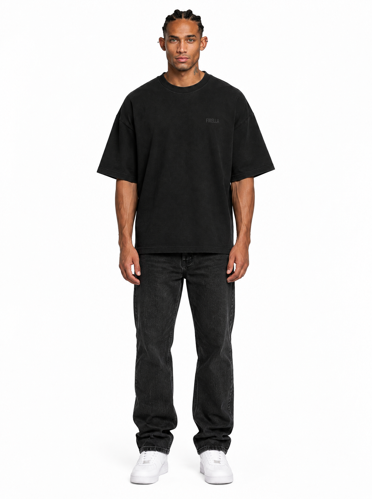SYSTEM BREAKER TEE - Black - front