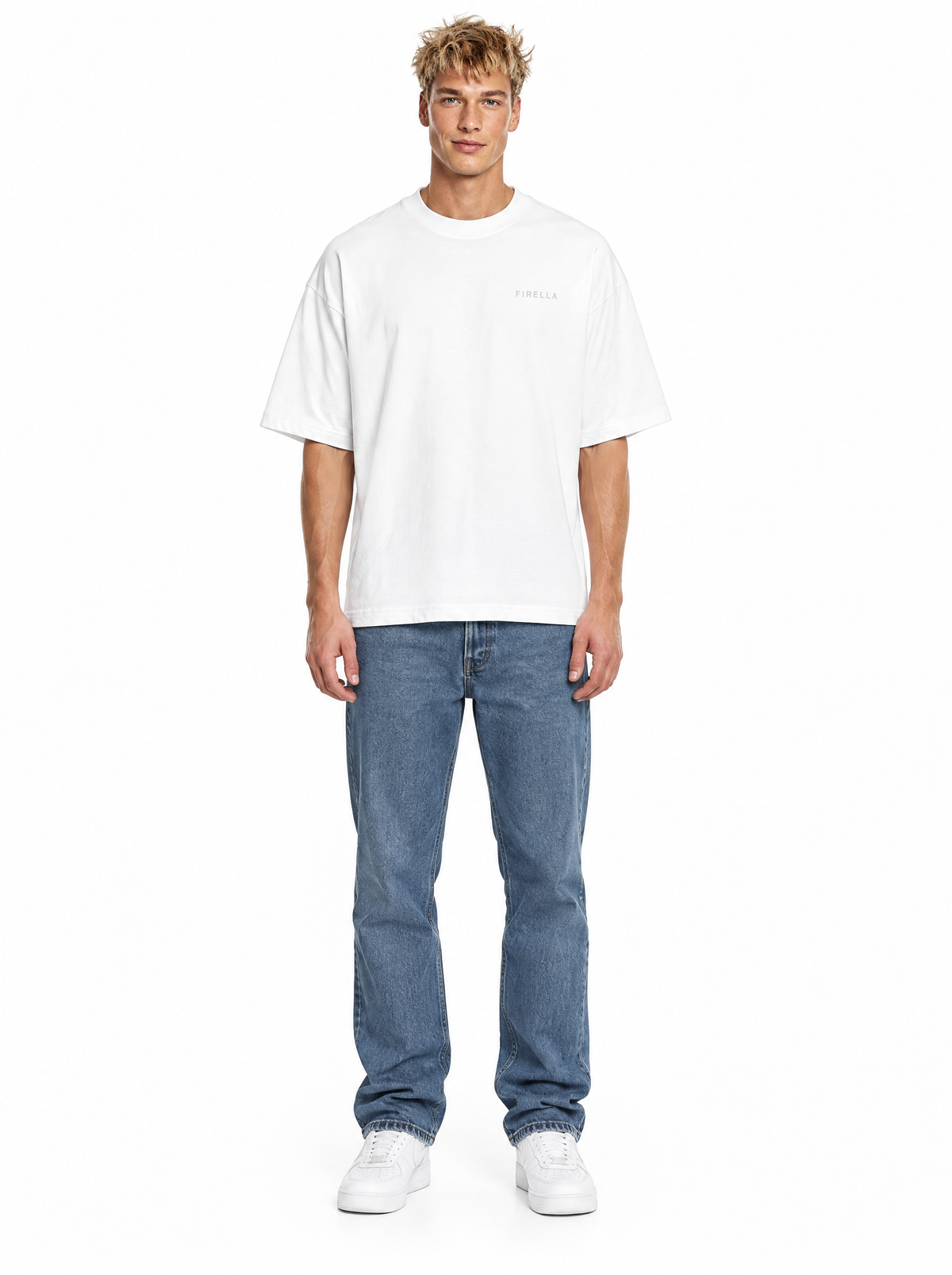 NOT AVERAGE TEE - White - front