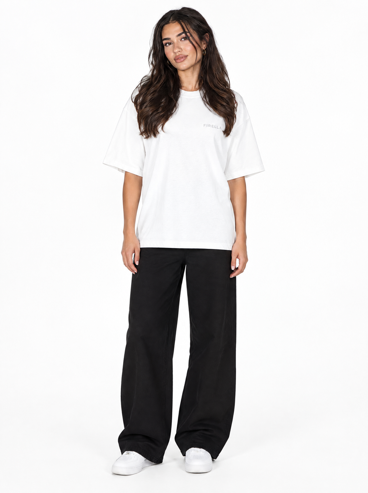 NO DRAMA TEE - White - front