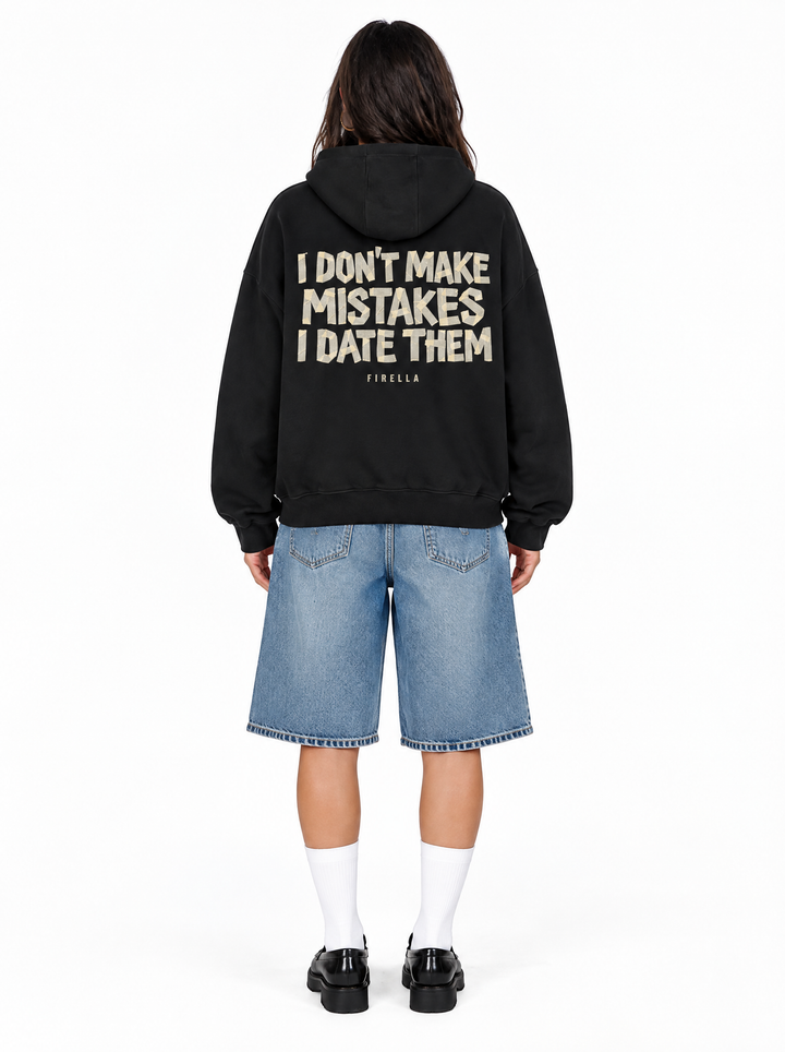 MISTAKES HOODIE - Black - back