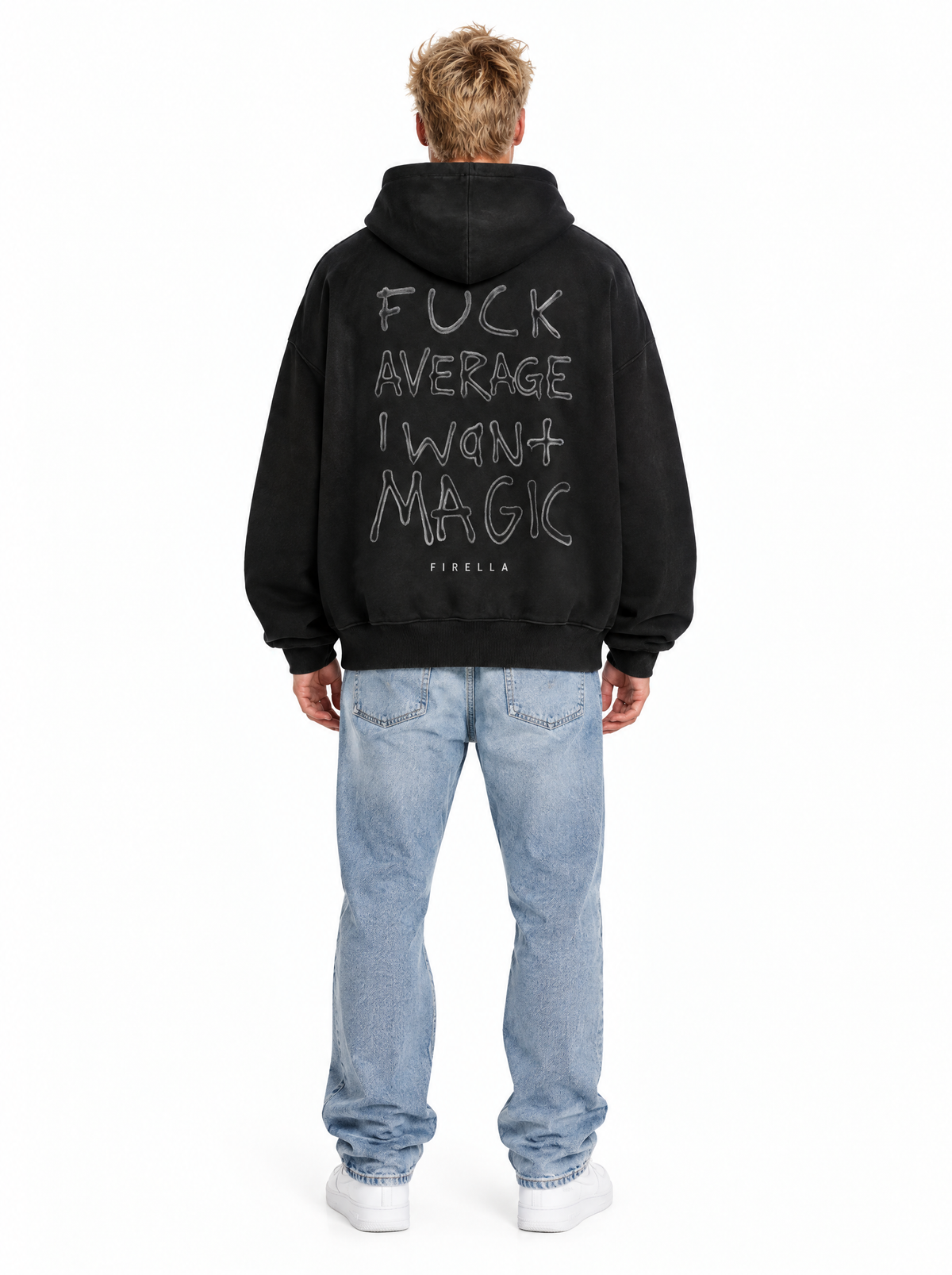 MAGIC HOODIE - Black - back