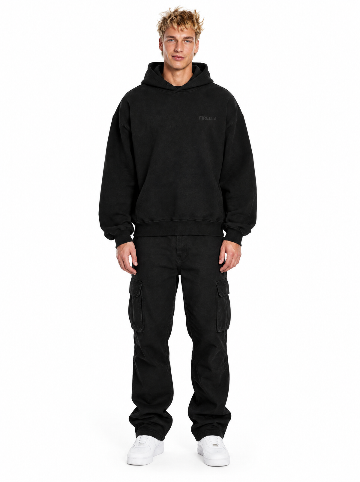 LOCAL CELEBRITY HOODIE - Black - front