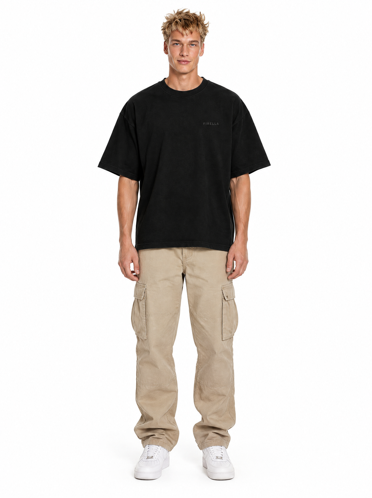 FEAR OF AVERAGE TEE - Black - front