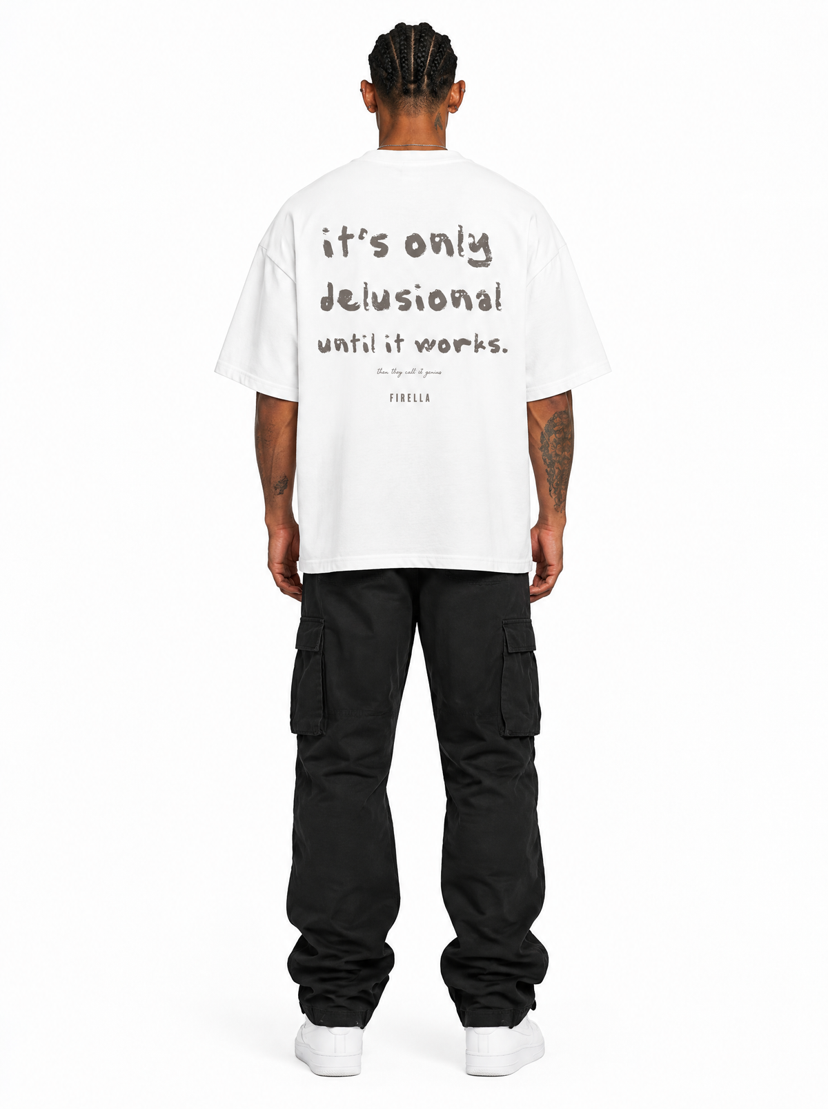 GENIUS TEE - White - back
