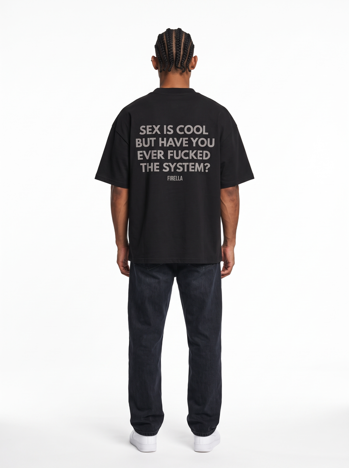 SYSTEM BREAKER TEE - Black - back