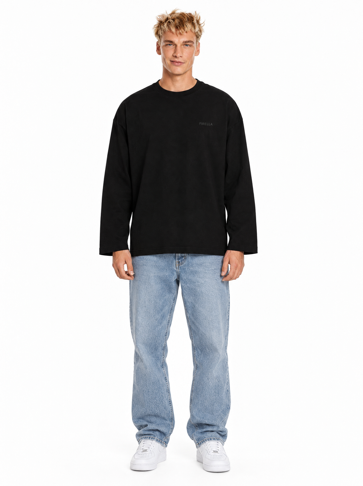 "WHERE IS LOVE?" Long Sleeve - Black - front