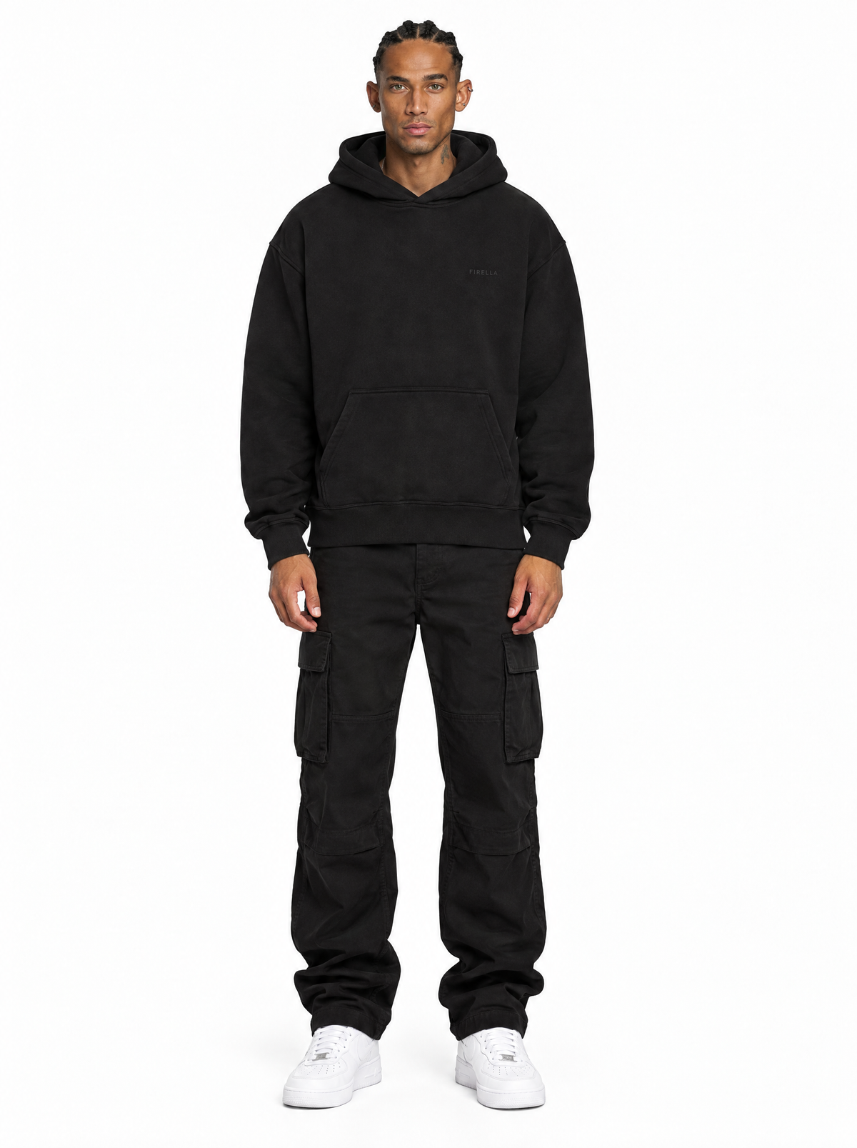 "ADDICTED TO" Hoodie - Black - front