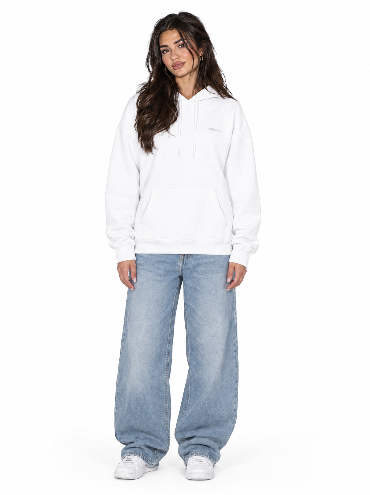 "ADDICTED TO" Hoodie - White - front